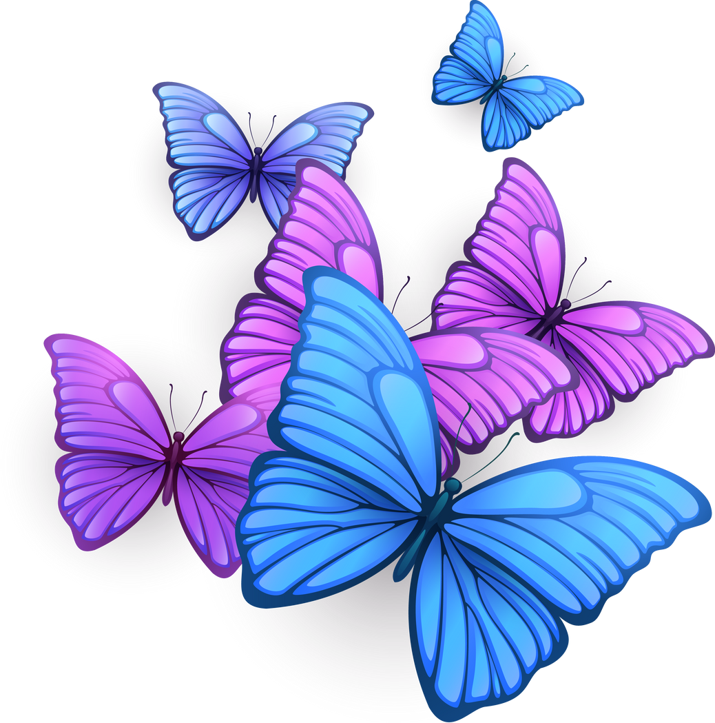 Blue Butterflies